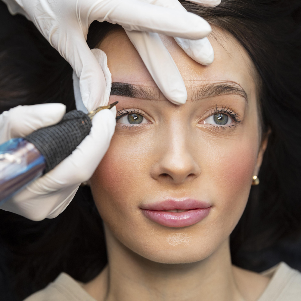 Touch up for refreshing tattoo coverage makeup