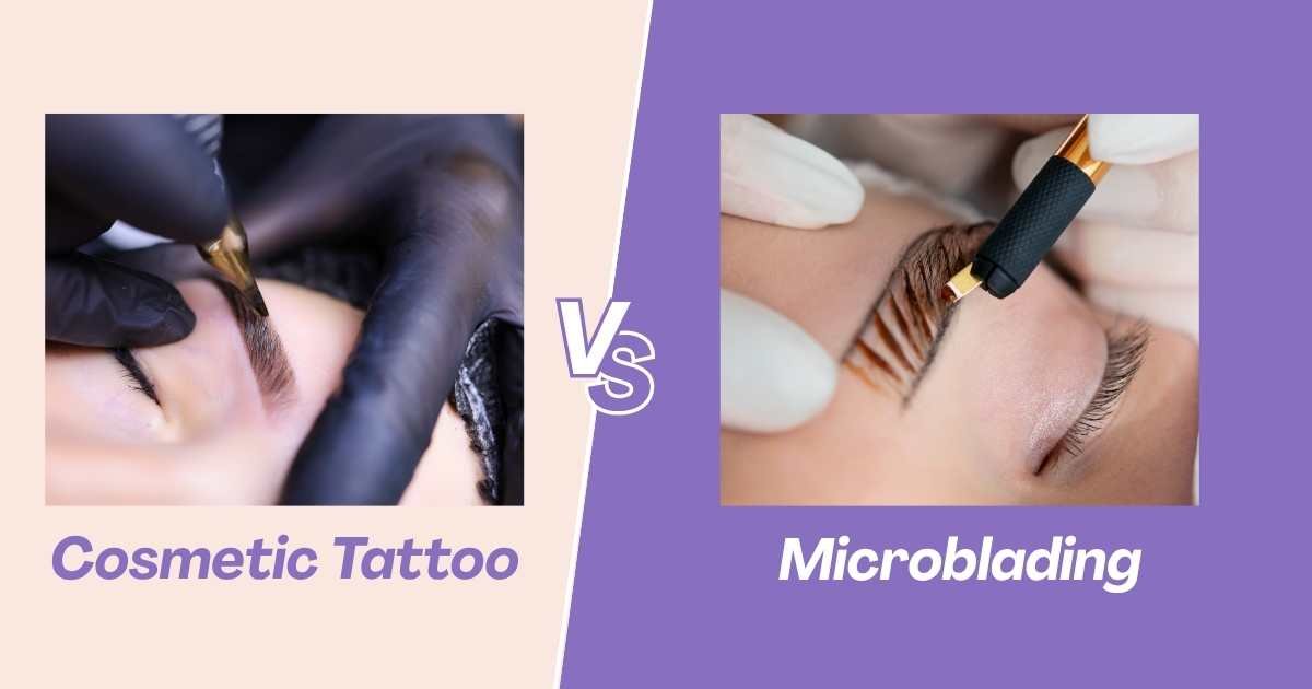 Healed powder brow cosmetic tattoo result by Iconic Brow Wax N Beauty, North Lakes