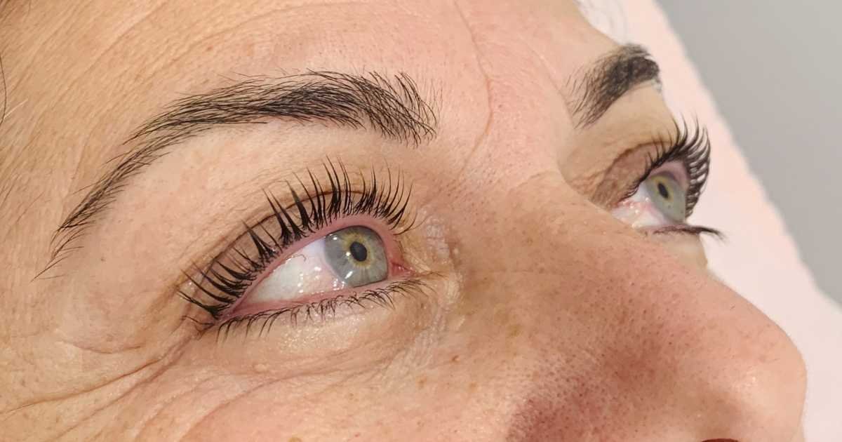 Korean lash lift with natural curl finish at Iconic Brow N Lash, Westfield North Lakes